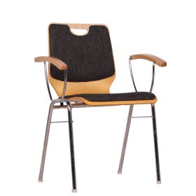 Sedia conferenza con braccioli COMBISIT D20 SRP